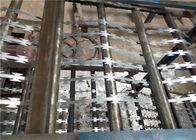연안지역에서 블레이드 직류 전기로 자극된 철조망 철조망 메쉬 끈