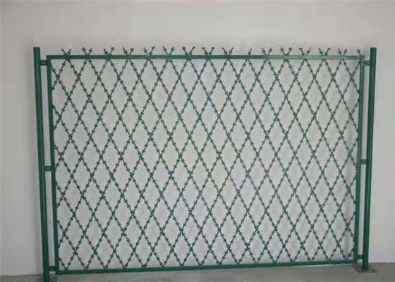 75*150mm 파우더 코팅된 BTO 22 레이저 쇠그물 울타리